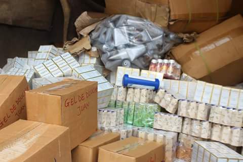 Faux produits de beauté