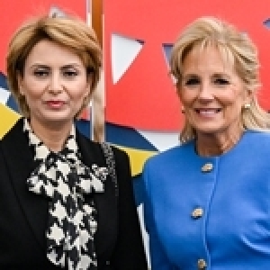 Une photo-souvenir des deux couples présidentiels tunisien et américain à Washington