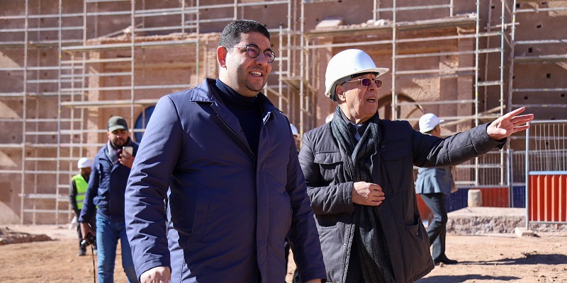 Al Haouz: Toufiq et Bensaid s'enquièrent du projet de réhabilitation de la mosquée de Tinmel
