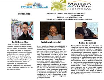 panelistes-2 -28 octobre, Maison de l'Afrique