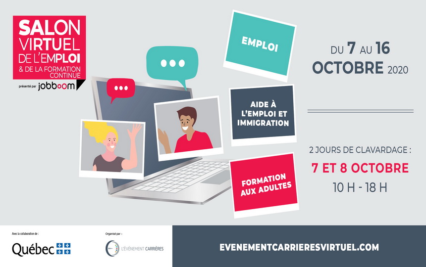 Salon Virtuel De L Emploi Et De La Formation Continue Du 7 Au 16 Octobre 2020 L Initiative