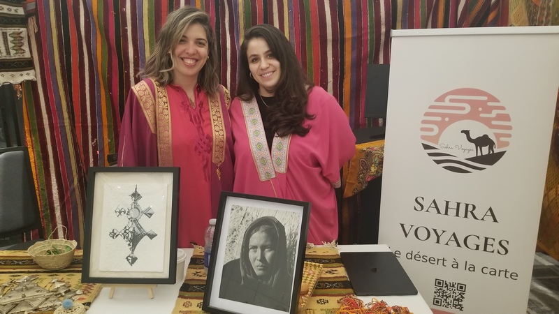 Sara Nacer et Dihya Chertouk de l'agence Sahra Voyages